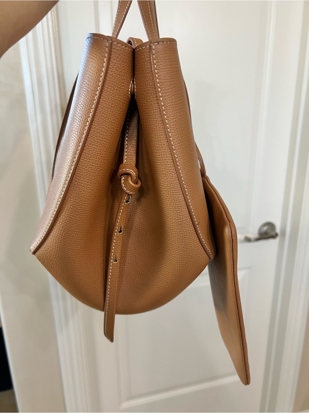 Polene Cyme bag Polène leather tote - Picture 6 of 9